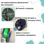 Філамент PETG чорний 02, 3 кг SkyWire