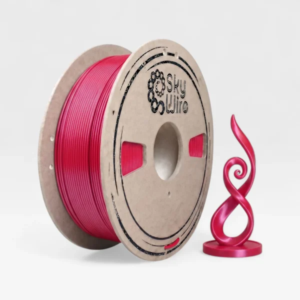 PLA+ SILK «Малиновий перламутр» 0001, 1 кг SkyWire