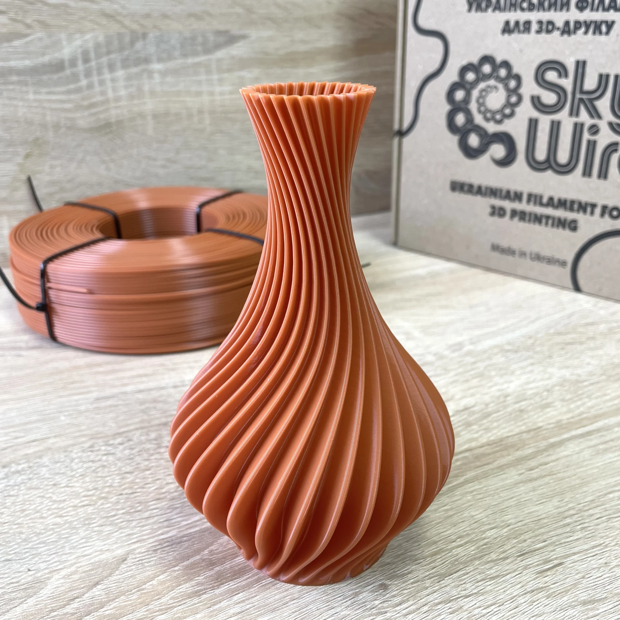 Філамент PLA+ цегляний 11, 1 кг SkyWire Філамент PLA+ цегляний 11, 1 кг SkyWire